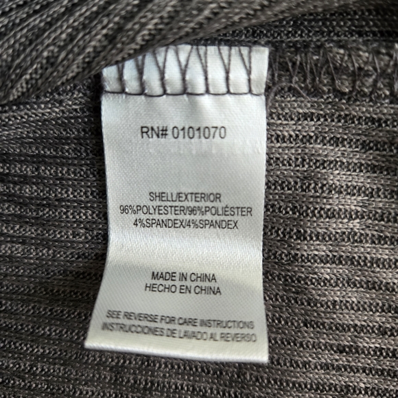 Mimi Chica Charcoal Ribbed Knit Top - Picture 3 of 10